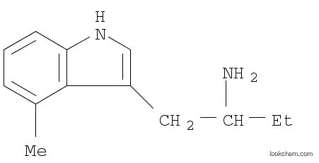 Molecular Structure of 28289-30-7 (1-(4-Methyl-1H-indol-3-yl)butan-2-aMine)